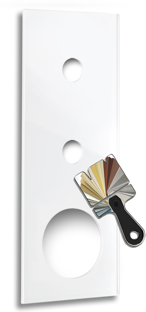 Retro voorpaneel in glaslook. CAMBRIDGE