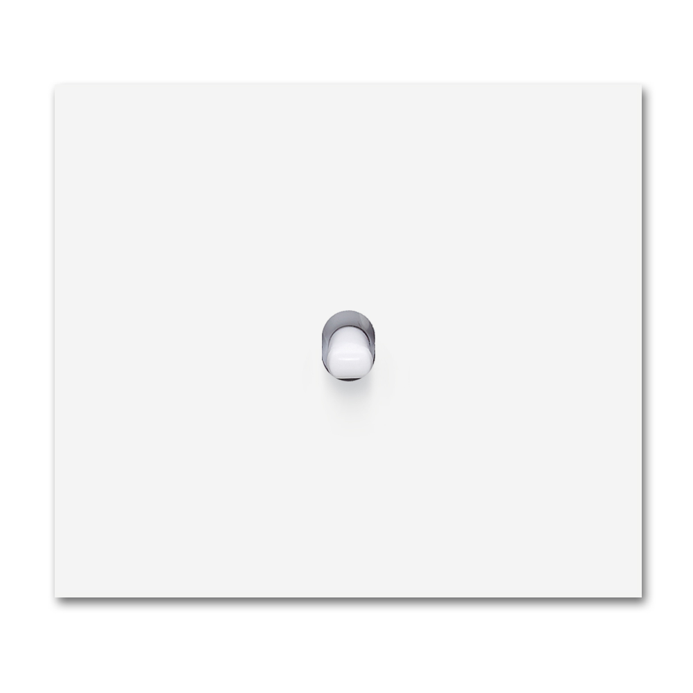 Retro toggle switch metal matte white 1 gang Square Series | 1-voudig ...