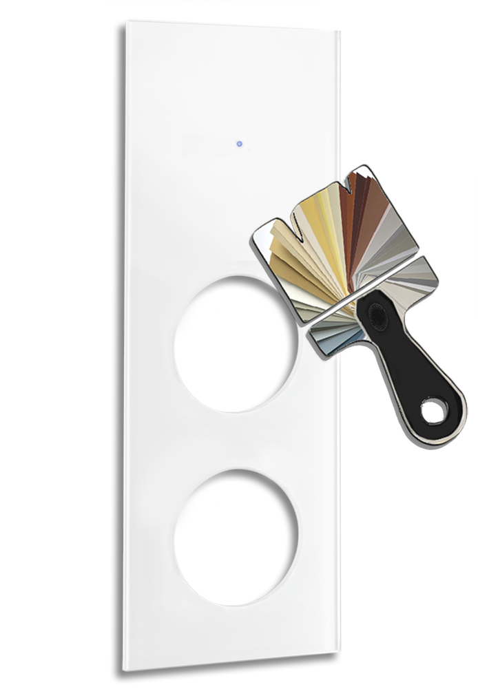 Retro voorpaneel in glaslook. CAMBRIDGE