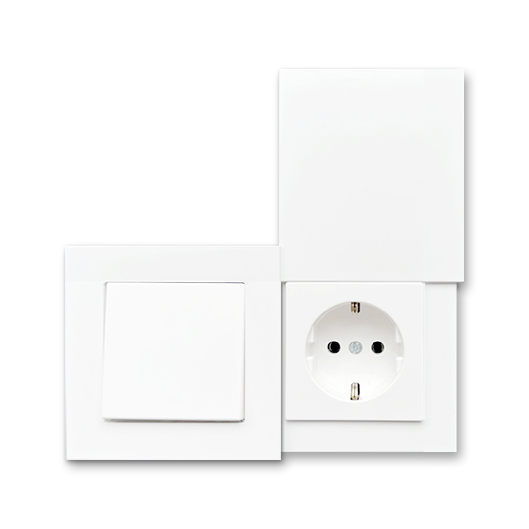 Complete bundle: 1 INVISIBLE socket + 1 switch. Kitchen socket outlet.