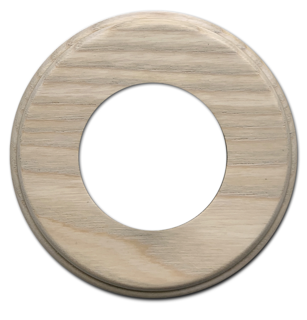 Wooden frame ARREDA with 1 round cutout. Dove gray wood. Wooden frame ARREDA with 1 round cutout. Dove gray wood.