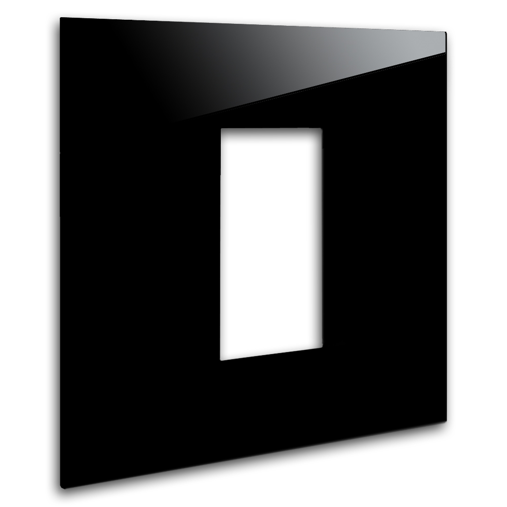 Cadre simple MAXIM avec découpe étroite en noir