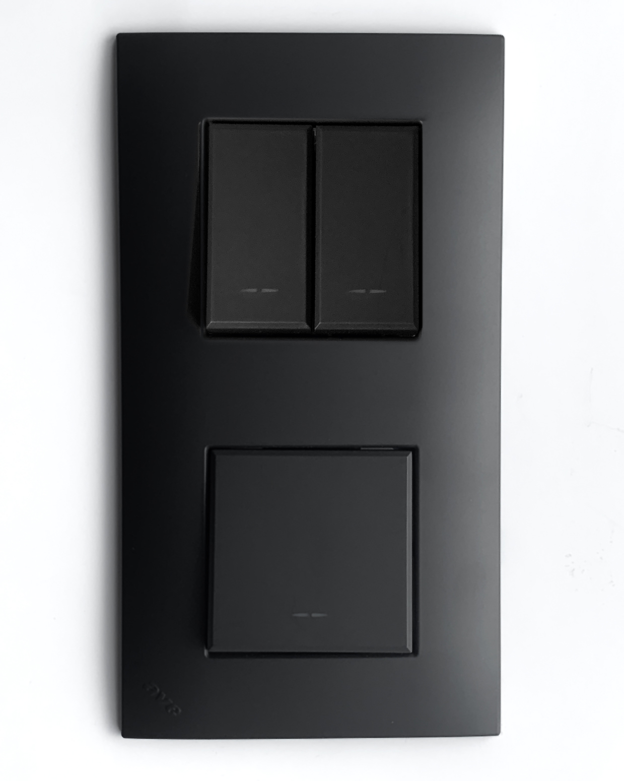 Interrupteur à lumière alternante YOUNG graphite-noir mat 