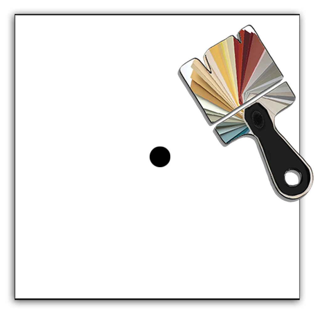 Interrupteur tactile en couleur RAL aspect verre 230V