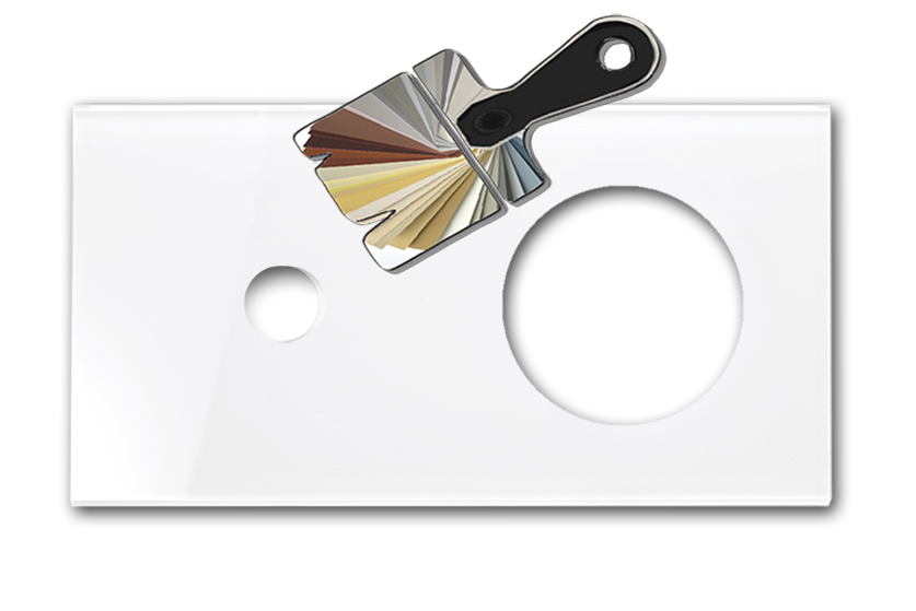 Retro voorpaneel in glaslook. CAMBRIDGE