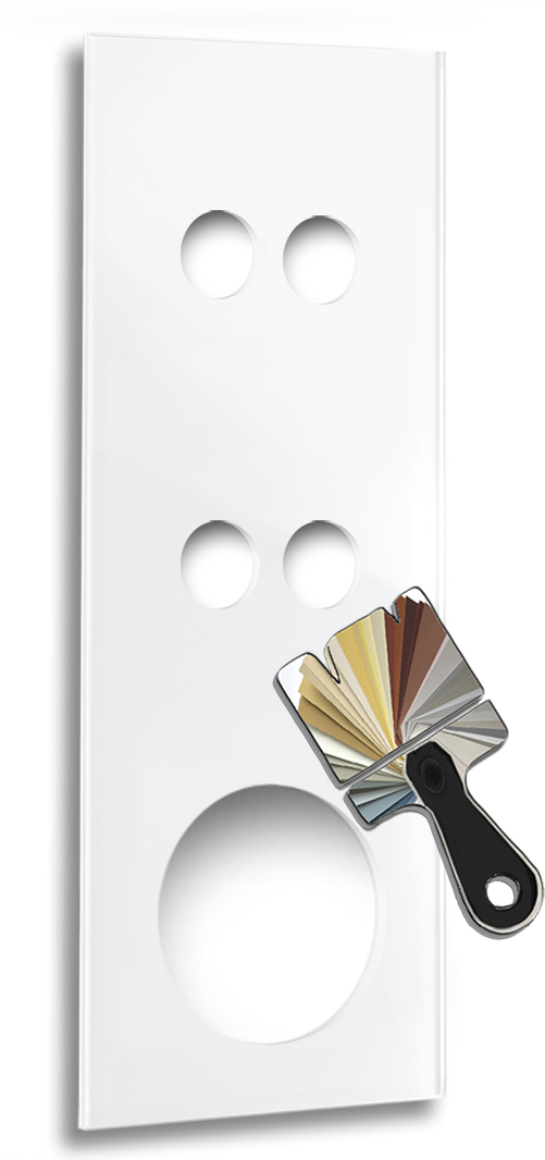 Retro voorpaneel in glaslook. CAMBRIDGE