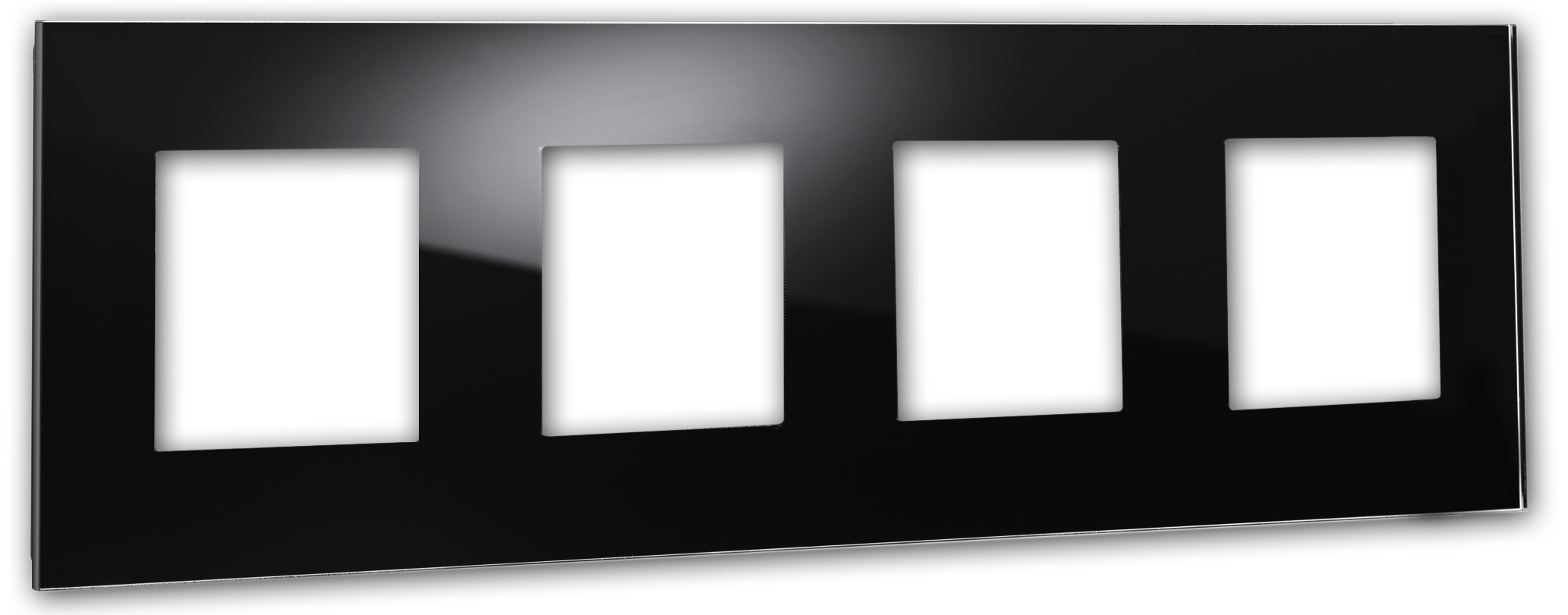 Glass-look frame. MAXIM