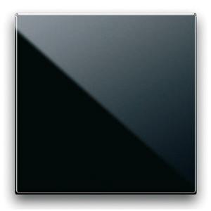 Couverture aveugle / remplissage des espaces. Largeur de l'écran. Noir brillant.