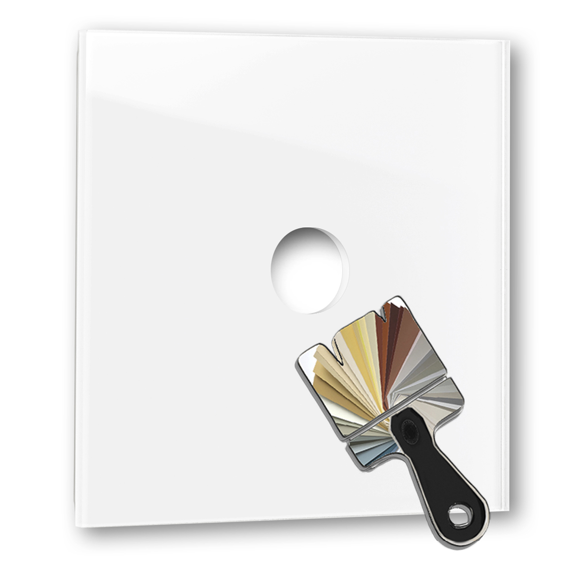 Retro voorpaneel in glaslook. CAMBRIDGE