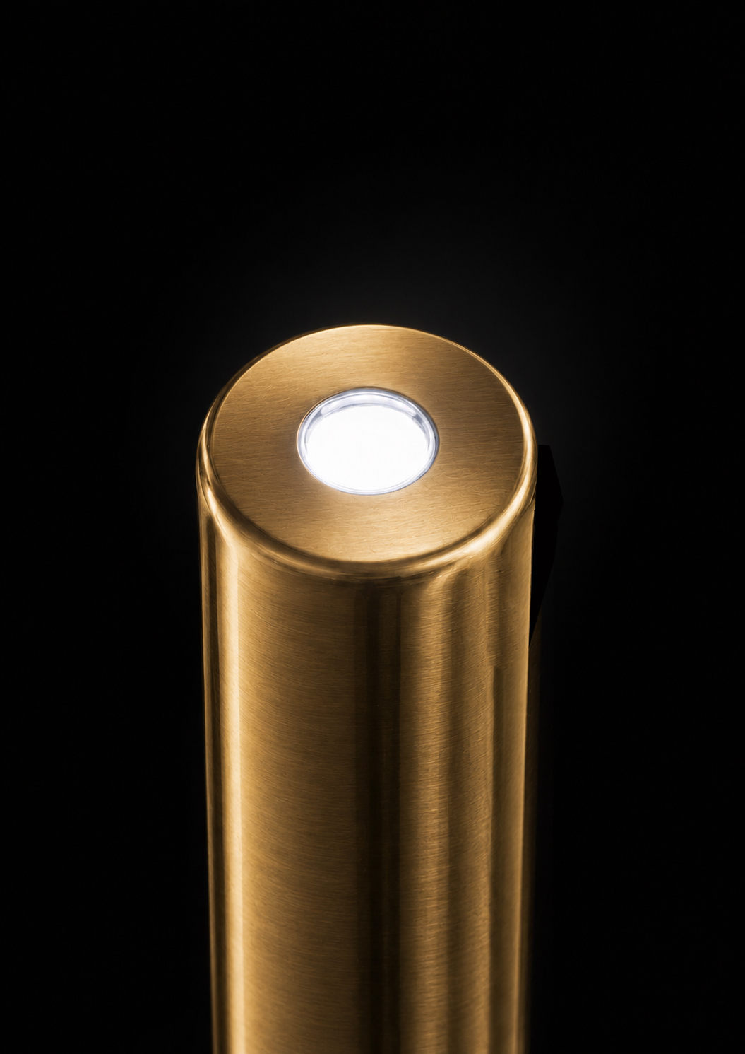 YORK light switch insert with toggle lever. Brass.