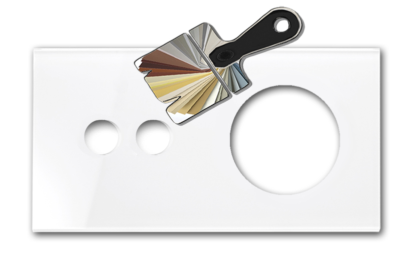 Retro voorpaneel in glaslook. CAMBRIDGE