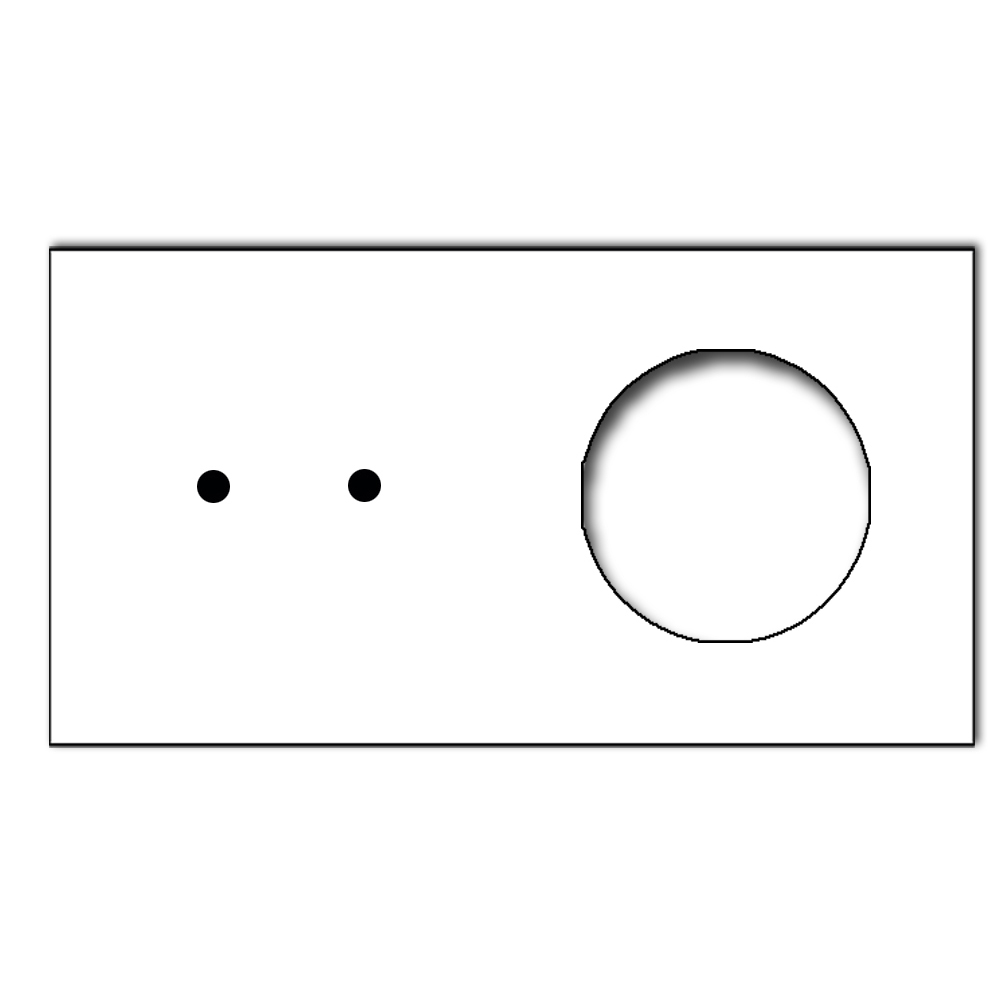 Retro voorpaneel in glaslook. CAMBRIDGE