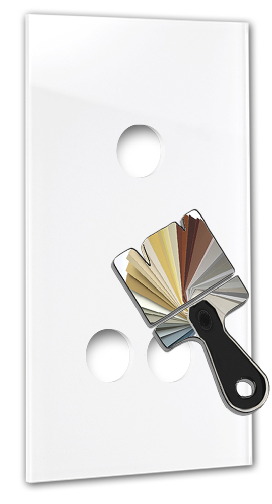 Retro voorpaneel in glaslook. CAMBRIDGE